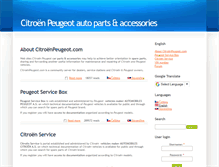 Tablet Screenshot of citroenpeugeot.com